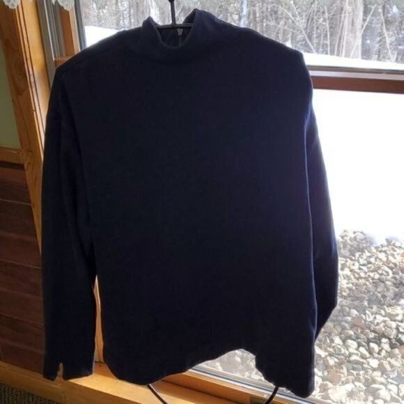 Eddie Bauer Womens 1/4 Zip Mock Neck Pullover Long Sleeve Sz XL Sweatshirt Tunic - Picture 4 of 9